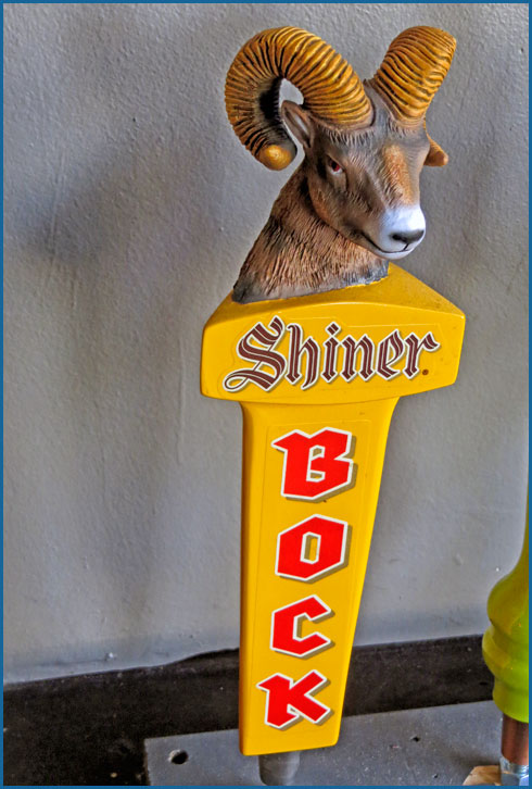 Shiner Bock Zapfhahn